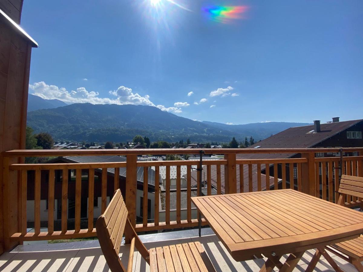 Appartement Familial Neuf Pres Du Village, 3 Chambres, Balcon Sud, Parking, Proche Ski-Bus, Samoens - Fr-1-642-80 Buitenkant foto