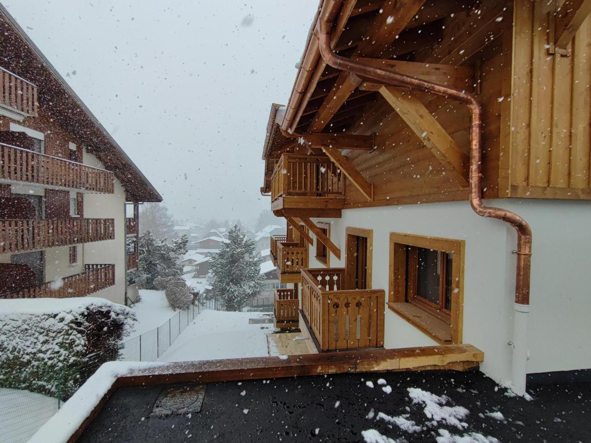 Appartement Familial Neuf Pres Du Village, 3 Chambres, Balcon Sud, Parking, Proche Ski-Bus, Samoens - Fr-1-642-80 Buitenkant foto